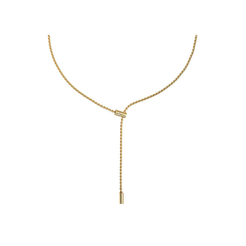 18k Yellow Gold Aria Adjustable Lariat Necklace