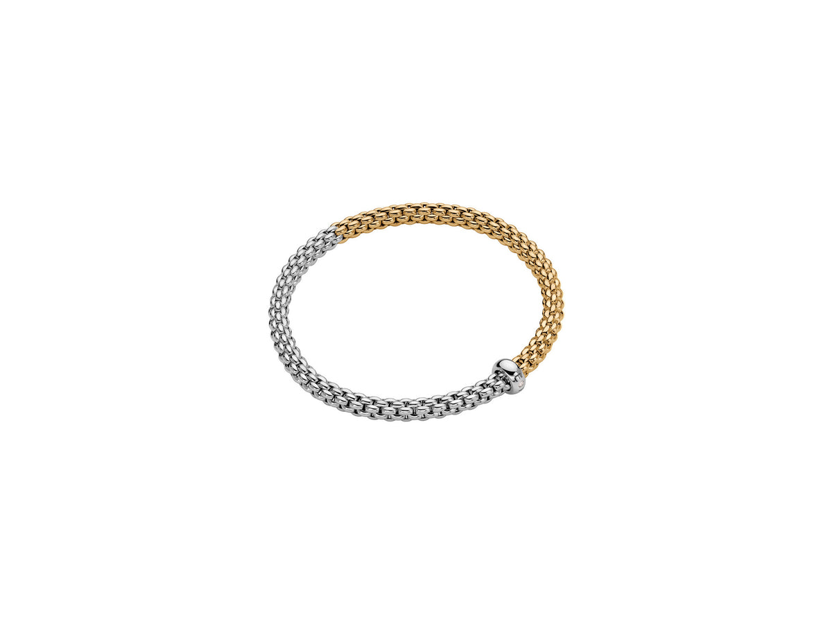 18k Yellow and White Gold Bracelet