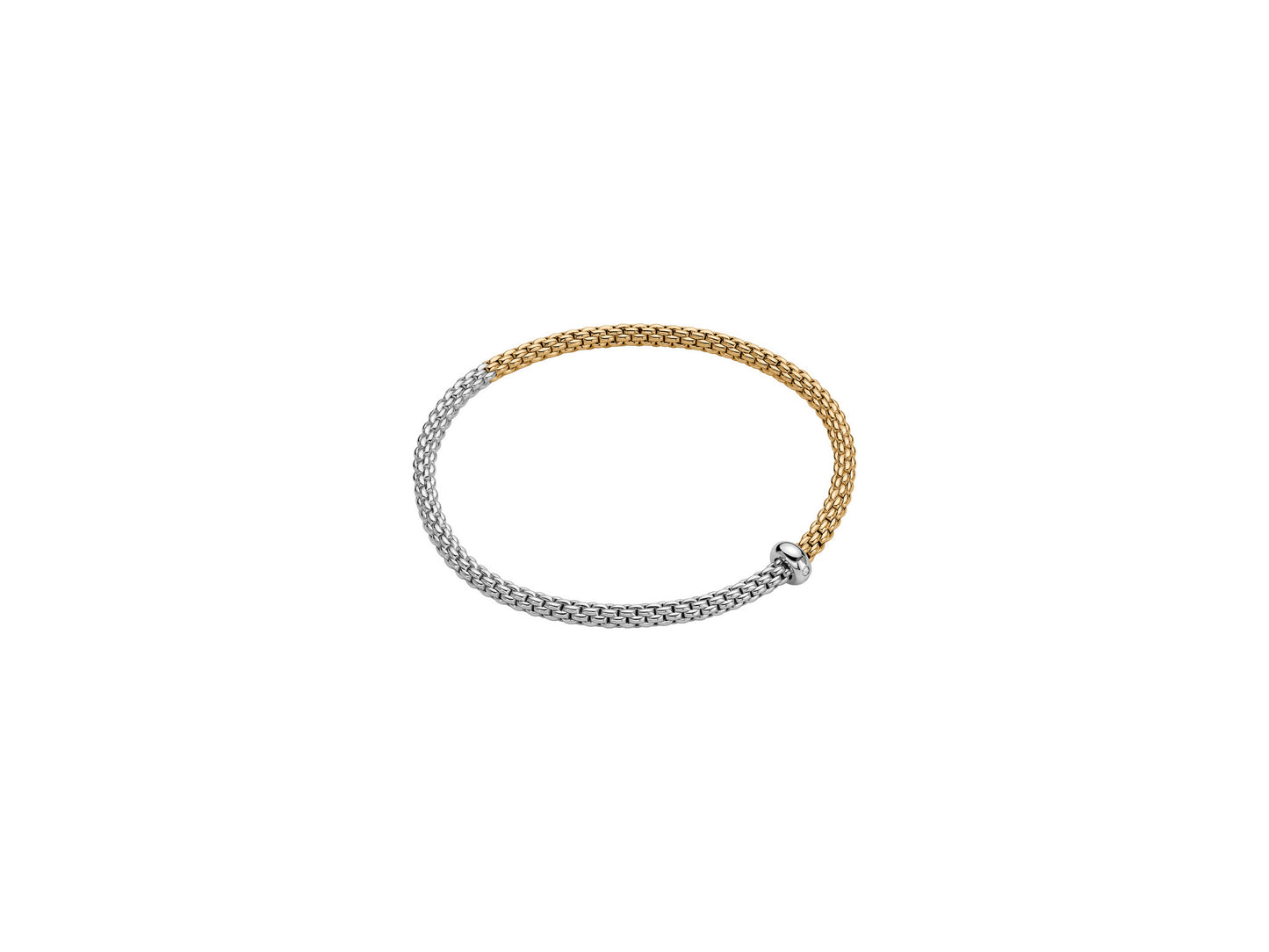 18k White and Yellow Gold Bracelet