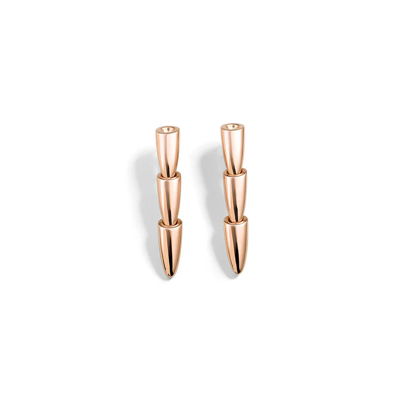 18k Rose Gold Calla Earclips