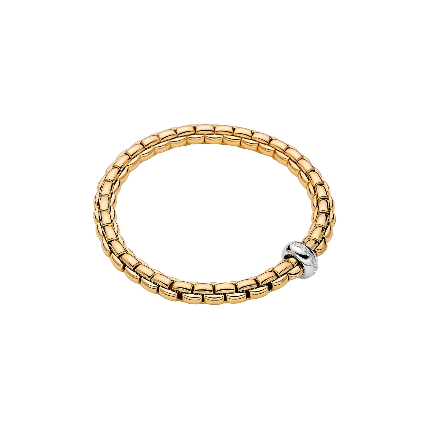 18k Yellow and White Gold Bracelet