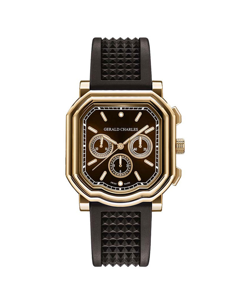 Maestro 3.0 Chronograph in Rose Gold and Chocolate Brown