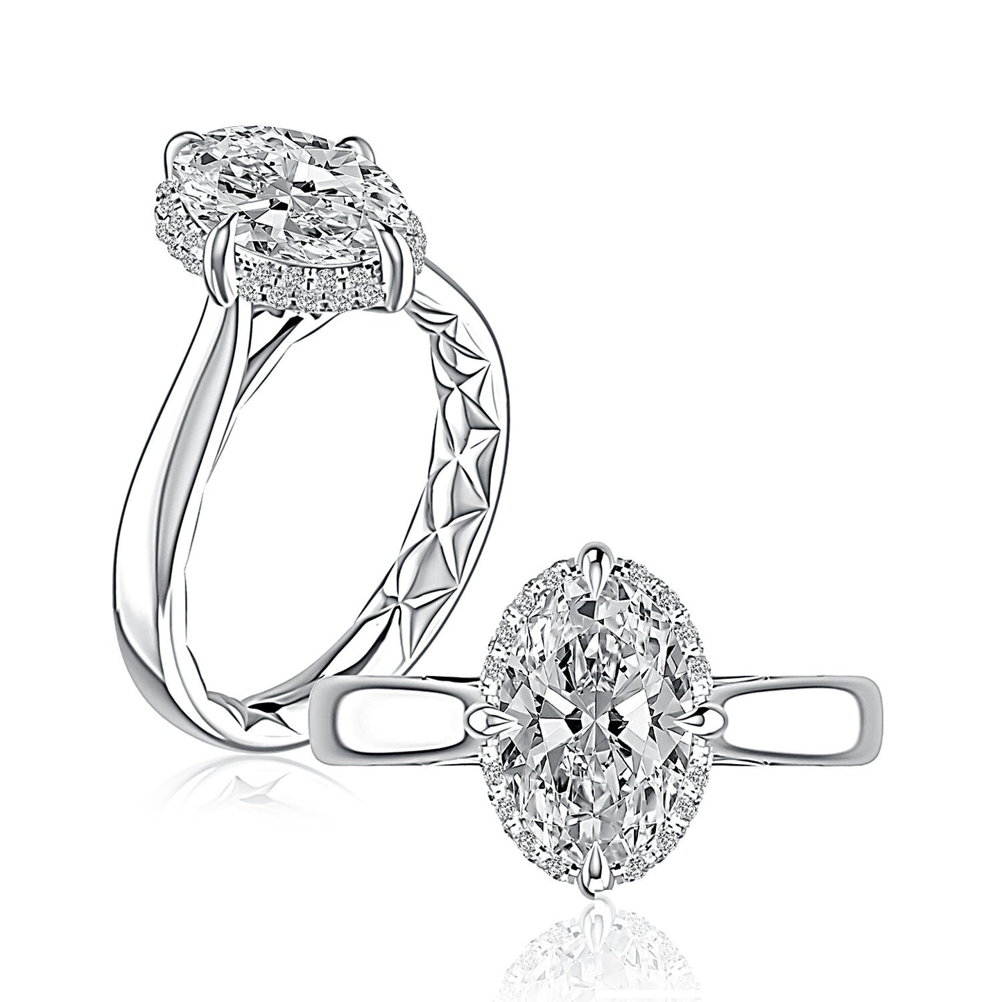 Oval Solitaire Engagement Ring