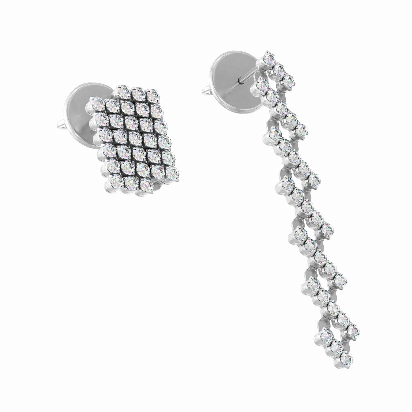 18k White Gold Earrings