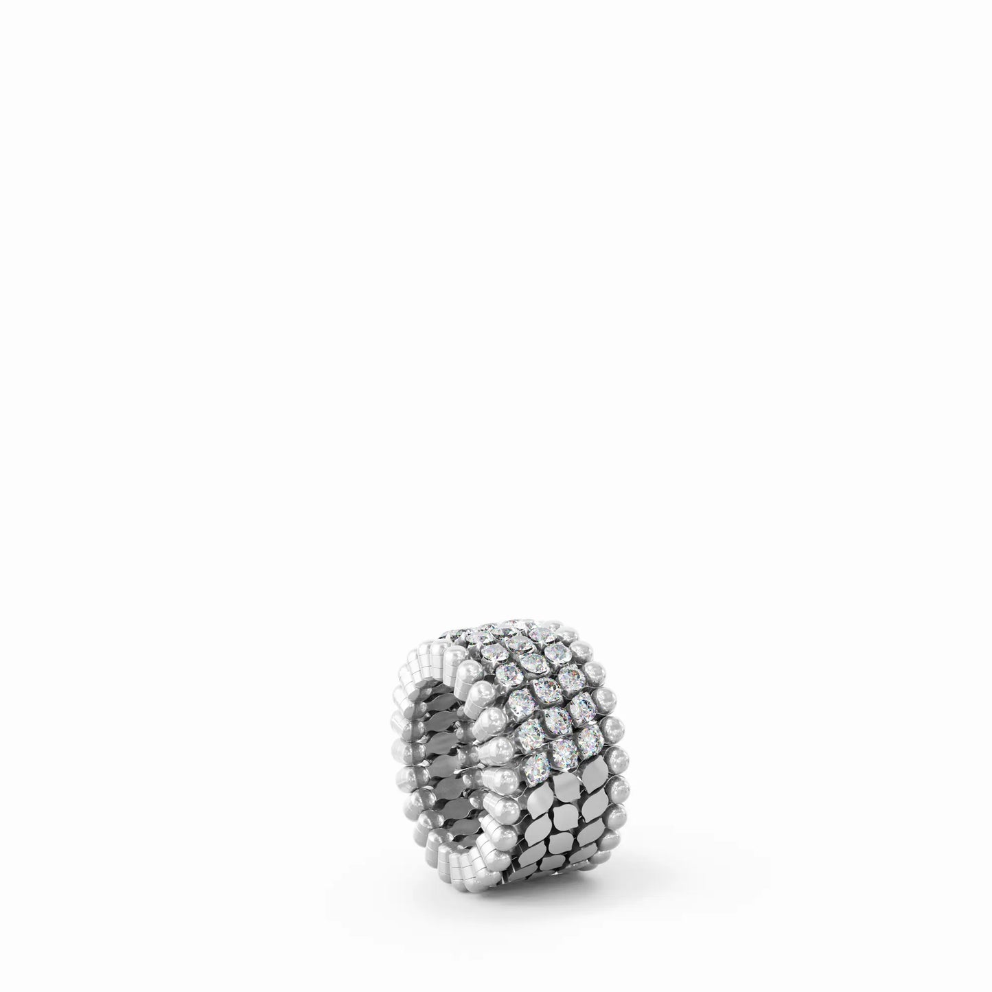 18k White Gold Ring to Bracelet