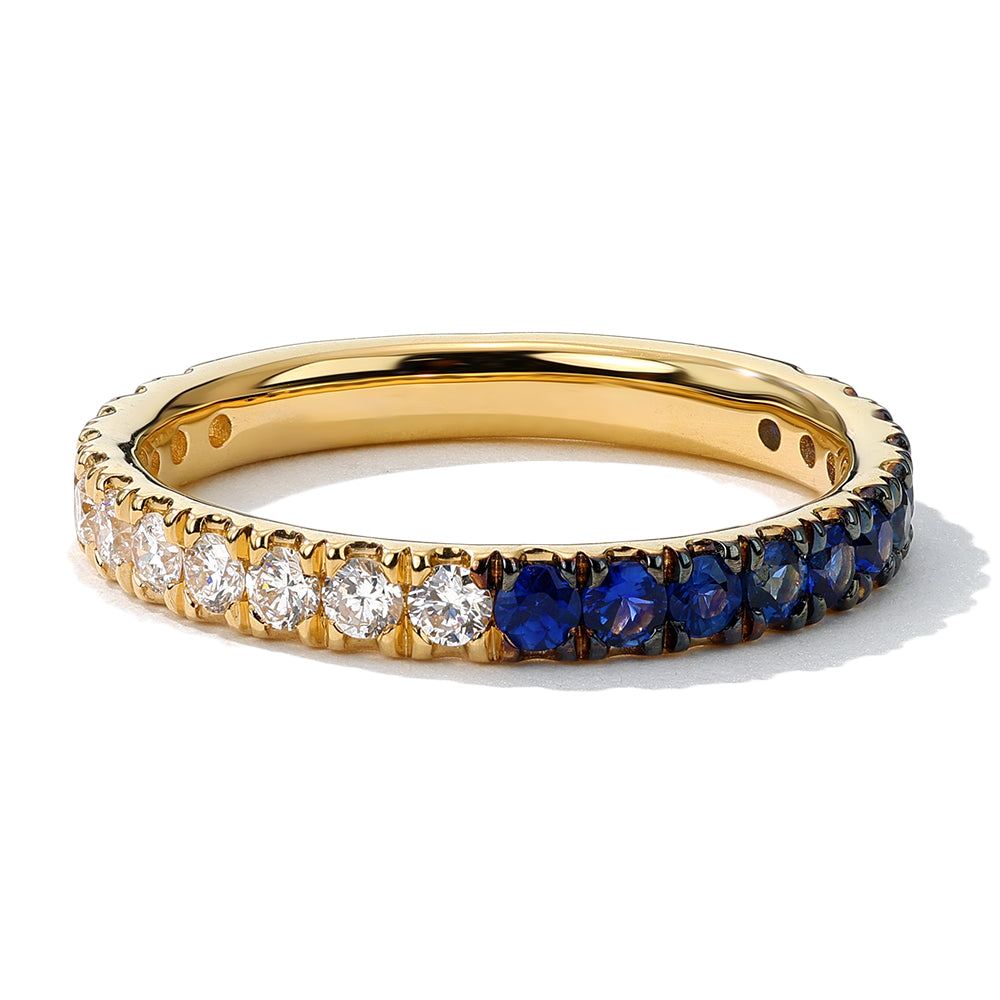 Diamond and Sapphire Ring