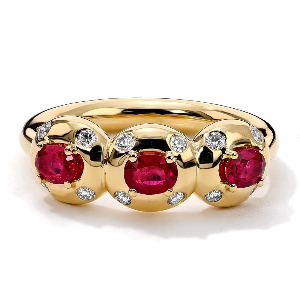 Diamond and Ruby Ring