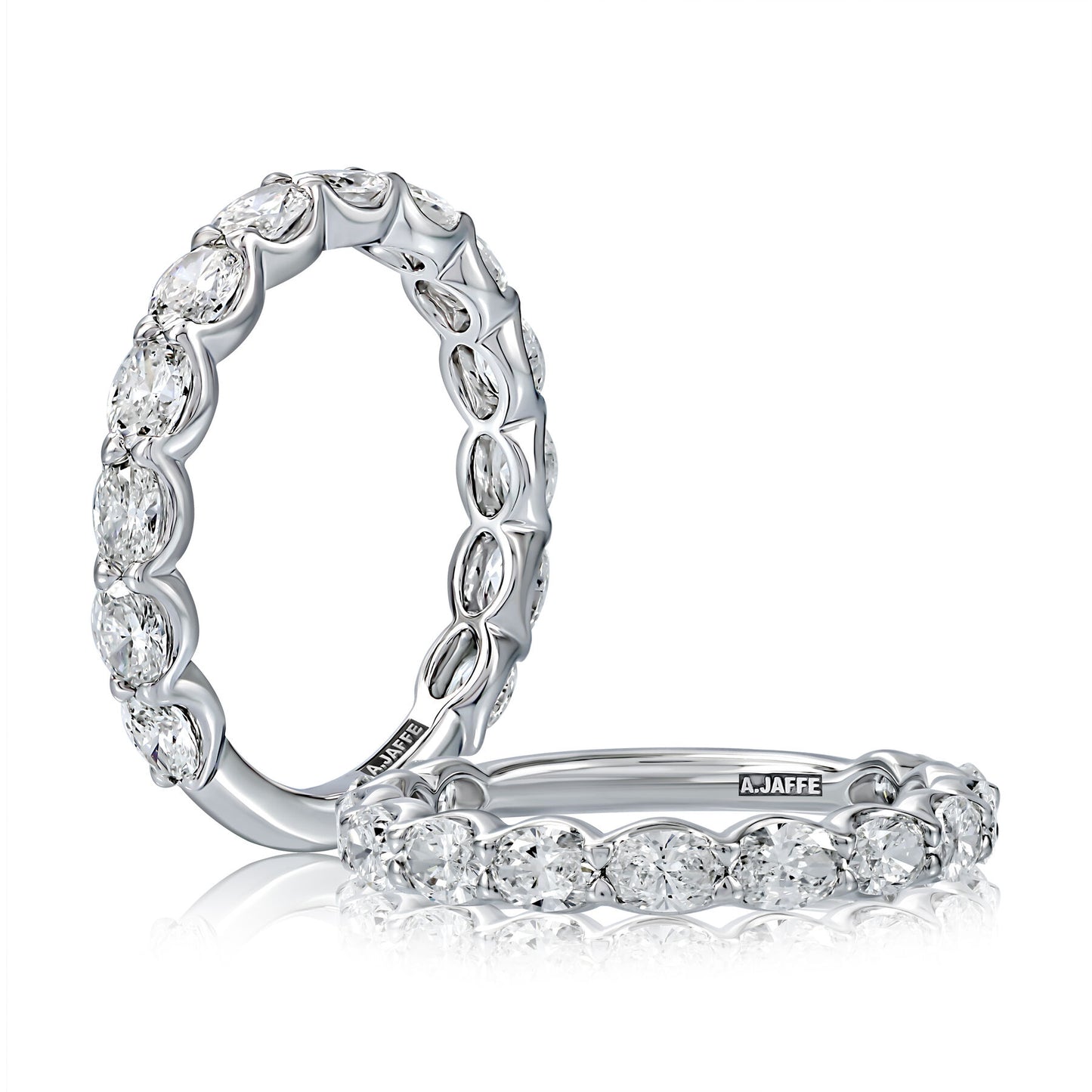 Ladies White Gold Wedding Band