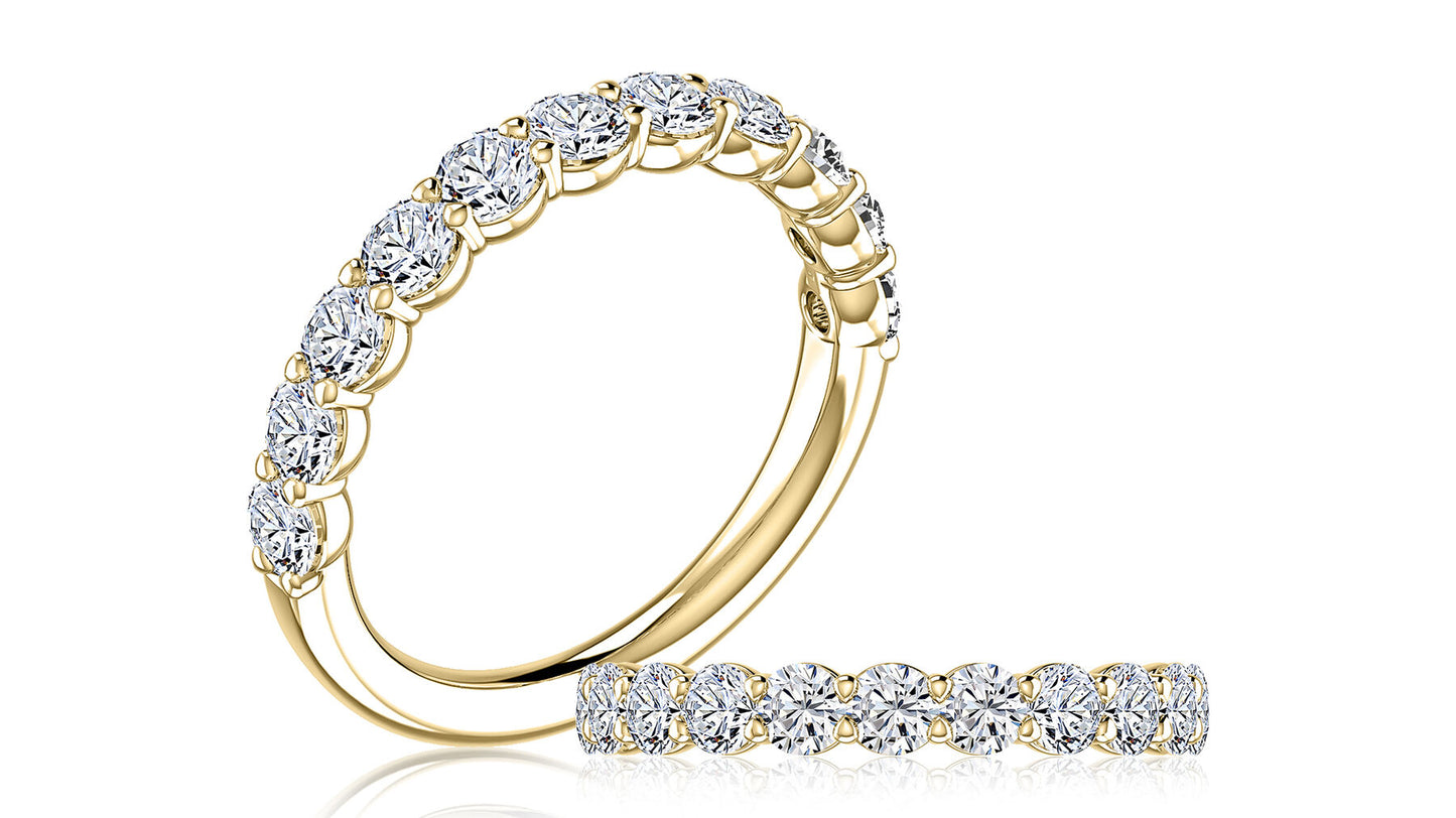 Ladies Yellow Gold Wedding Band