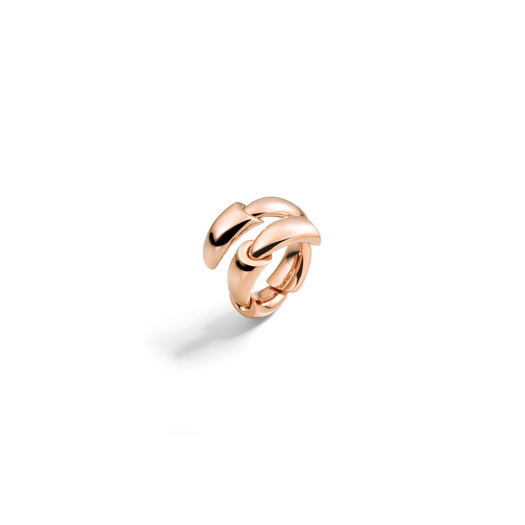 18k Rose Gold Wrap Around Calla Ring