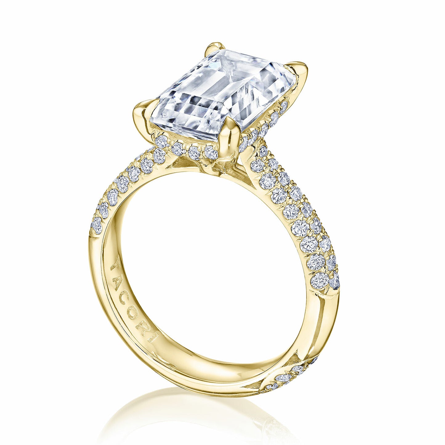 Founder's Collection Emerald CathedralEngagement Ring