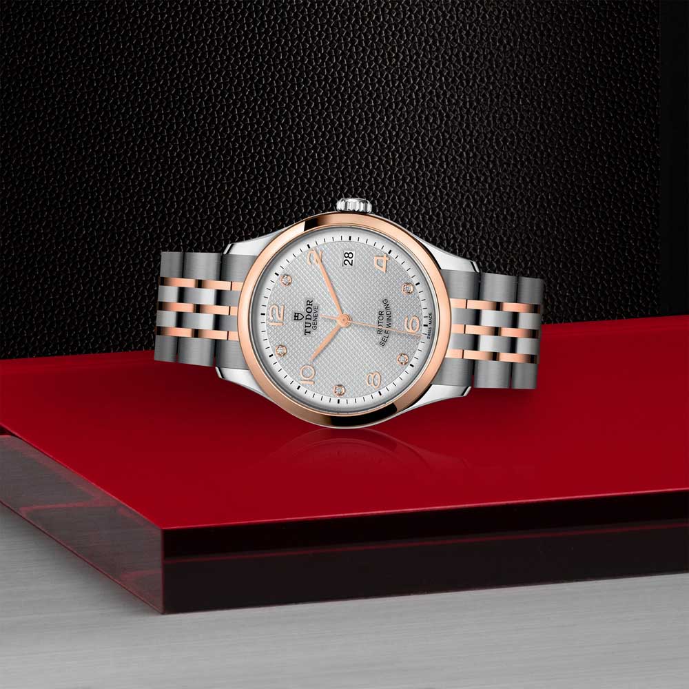 1926 36MM STEEL AND ROSE GOLD
