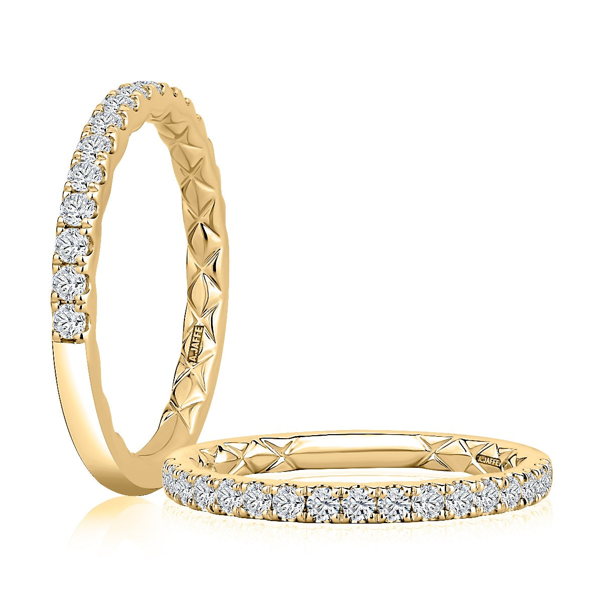Classic Halfway Diamond Pave Band