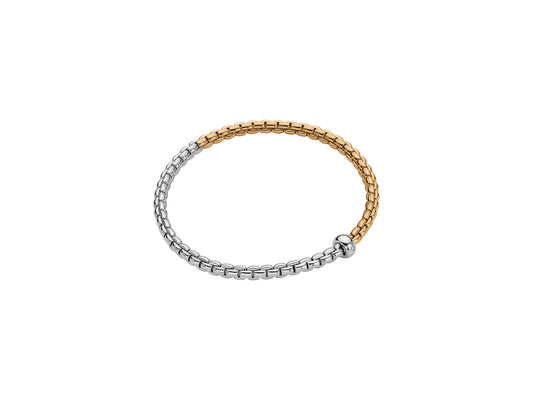 18k Yellow and White Gold Bracelet
