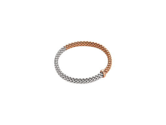 18k Rose and White Gold Bracelet