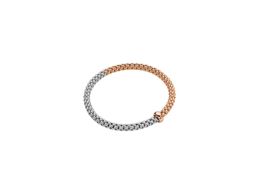 18k Rose and White Gold Bracelet