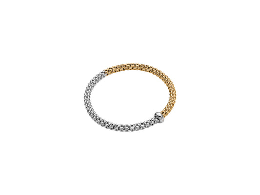 18k Yellow and White Gold Bracelet