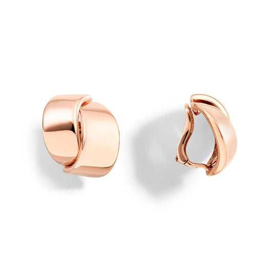 18k Rose Gold Abbraccio Earclips