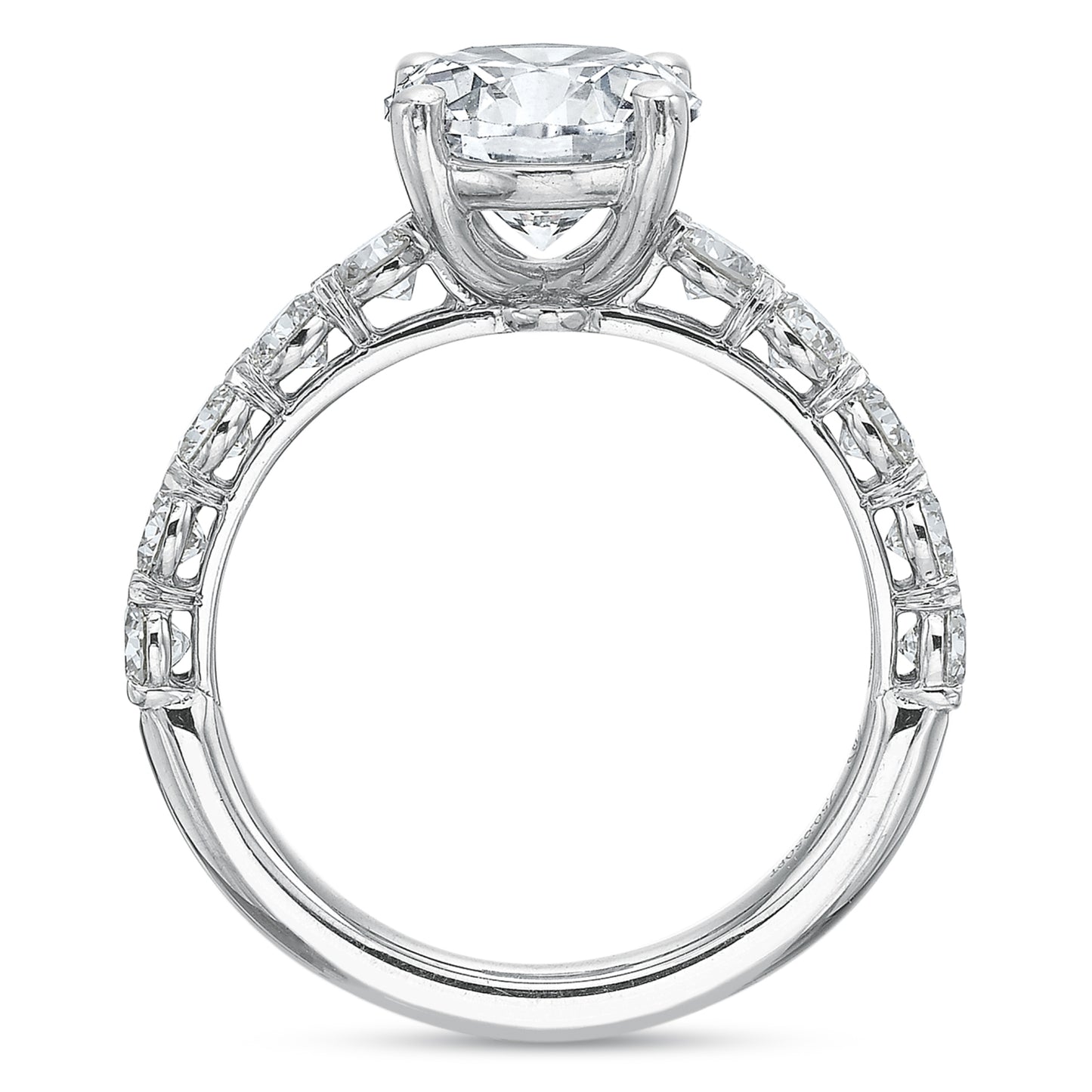 Platinum Classic 360 Round Engagement ring
