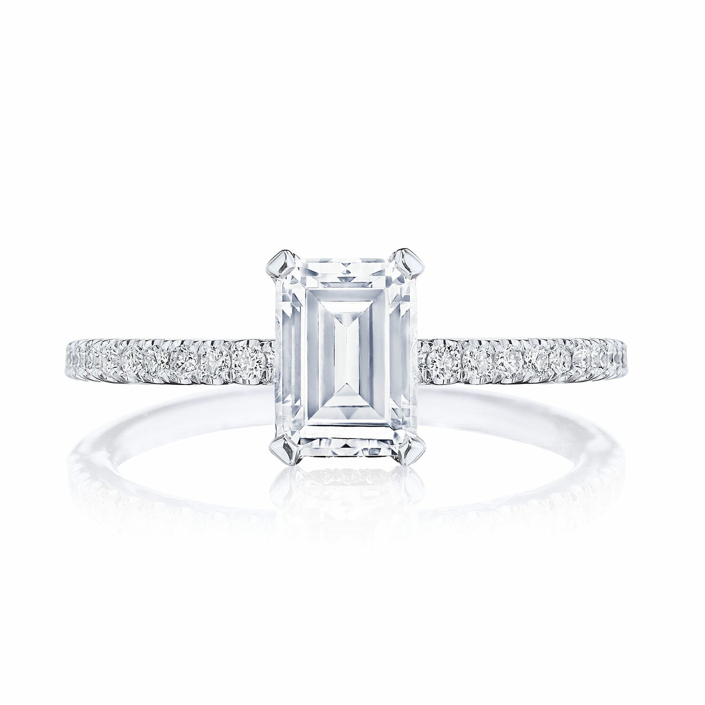 Simply Tacori Emerald Solitaire Engagement Ring