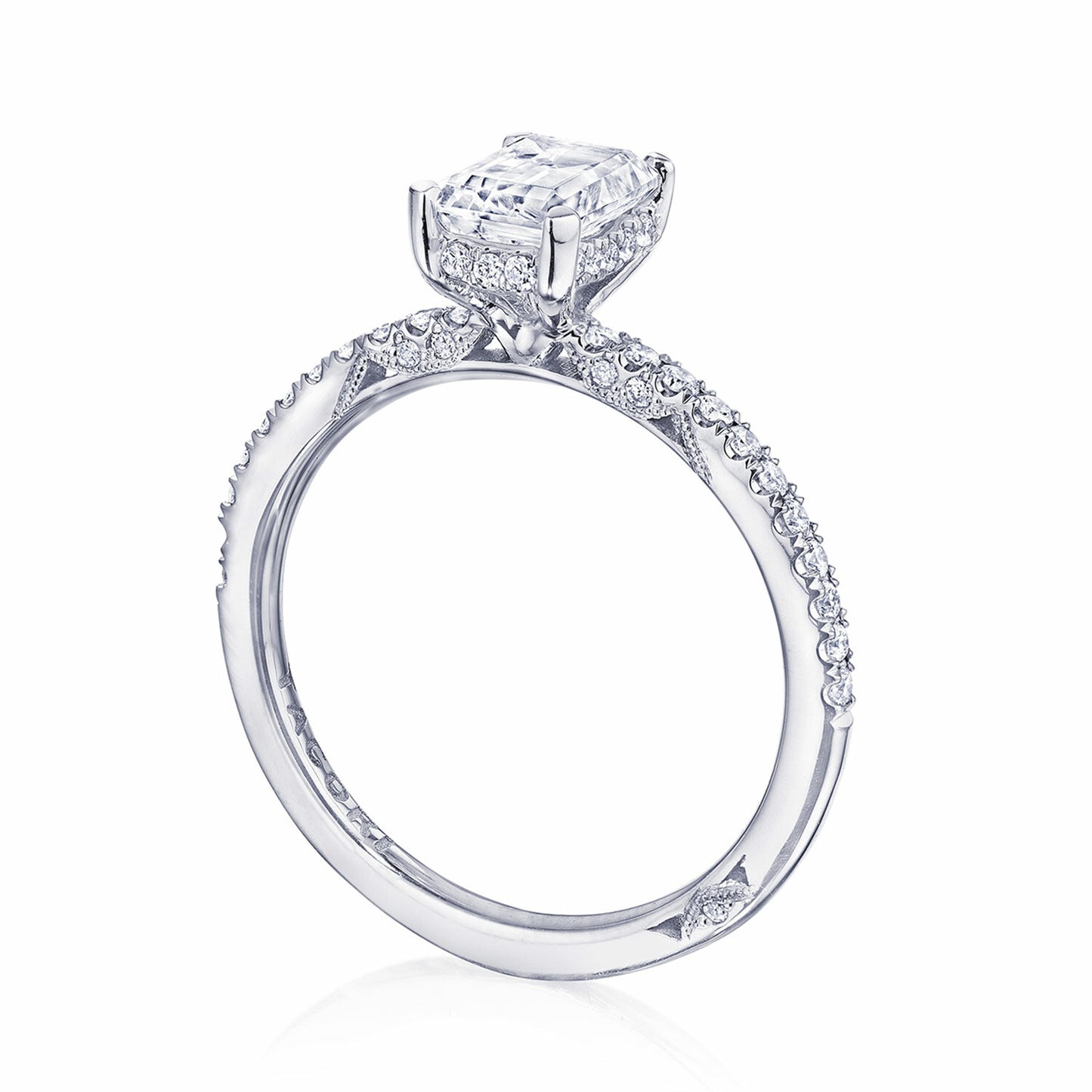 Simply Tacori Emerald Solitaire Engagement Ring