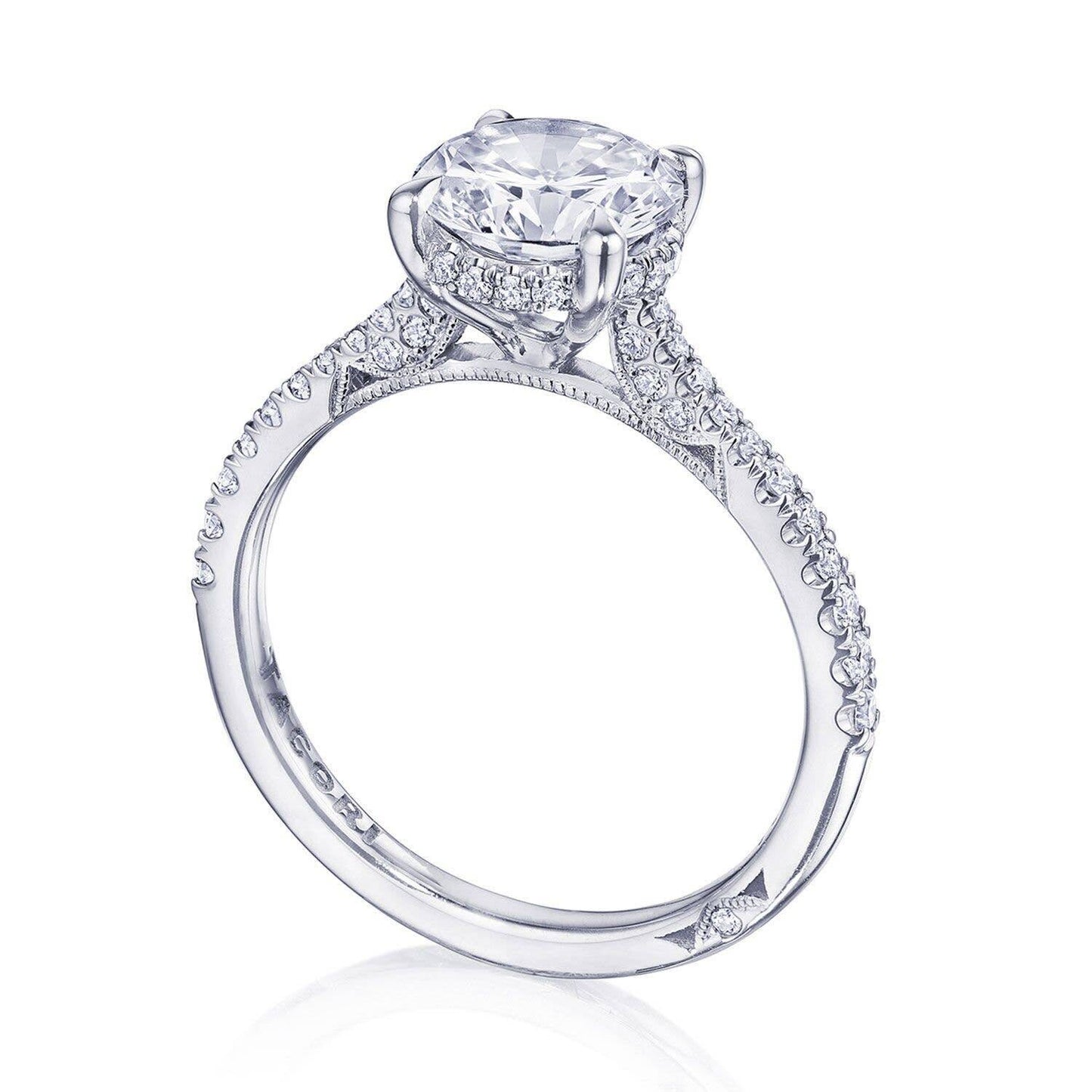 Simply Tacori Round Cathedral Engagement Ring