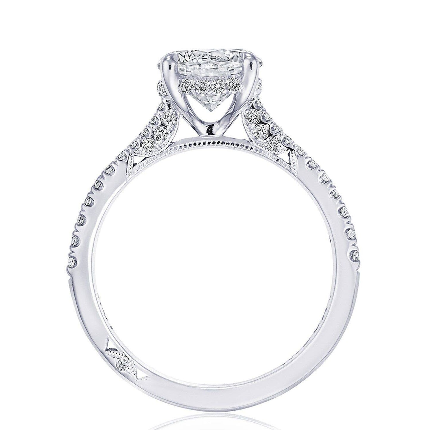 Simply Tacori Round Cathedral Engagement Ring