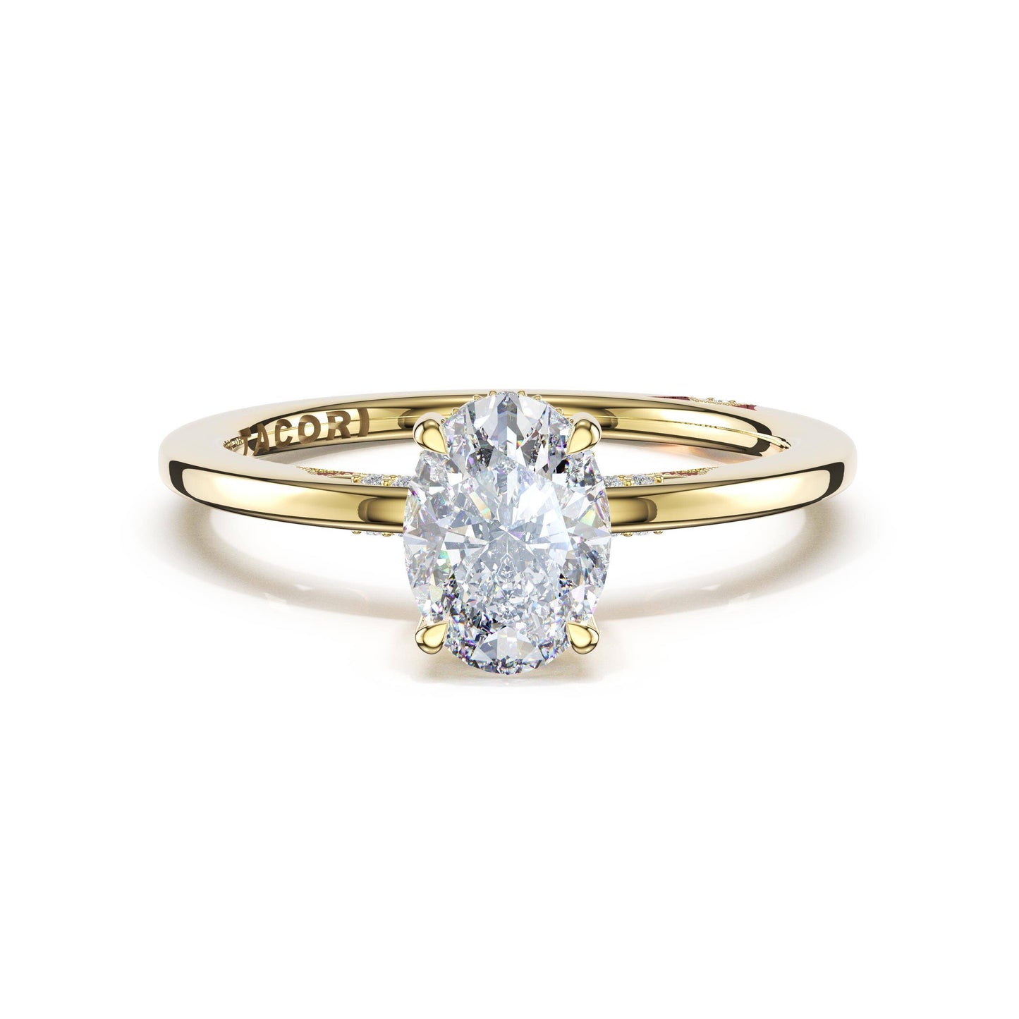 Simply Tacori Oval Solitaire Engagement Ring