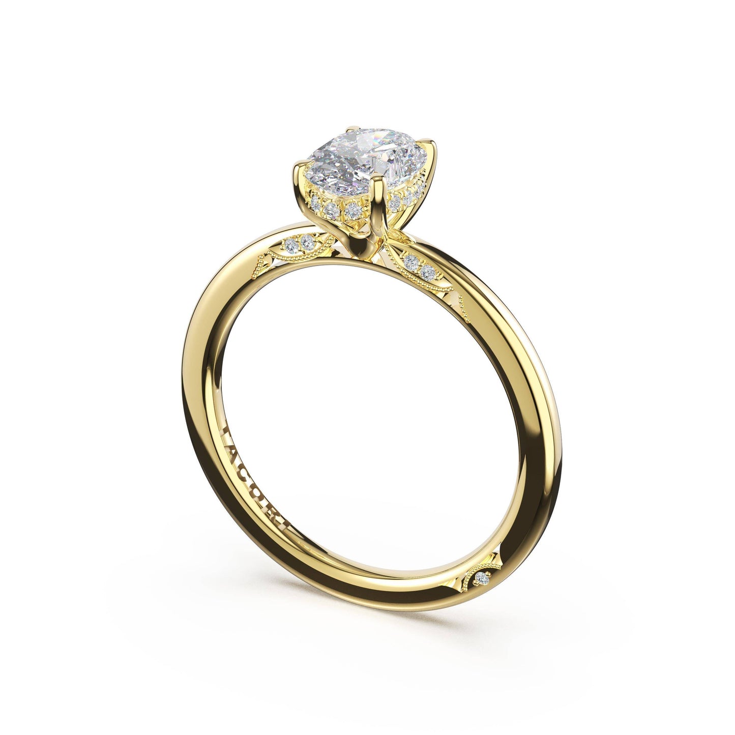 Simply Tacori Oval Solitaire Engagement Ring