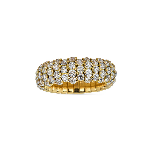 18k Yellow Gold Stretch Ring