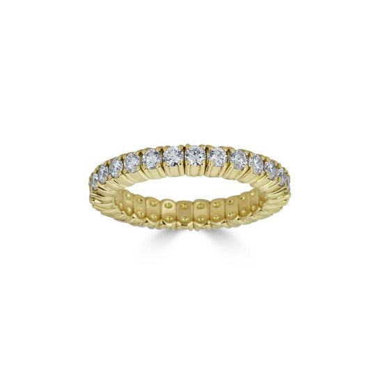 18k Yellow Gold Stretch Ring