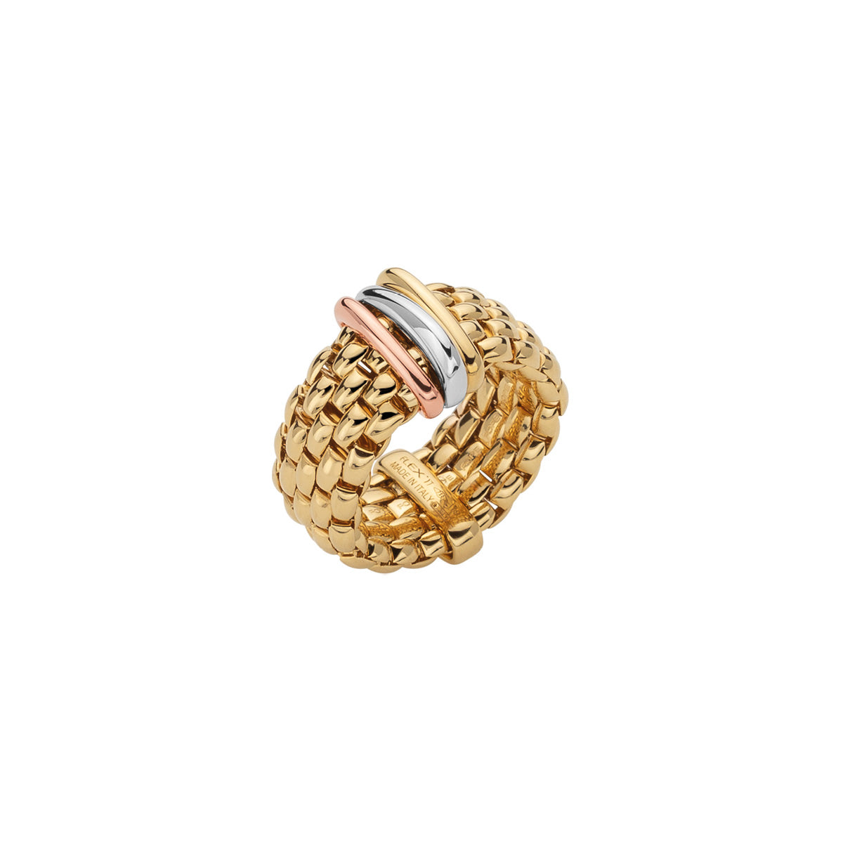 18k Gold Tri Color Ring