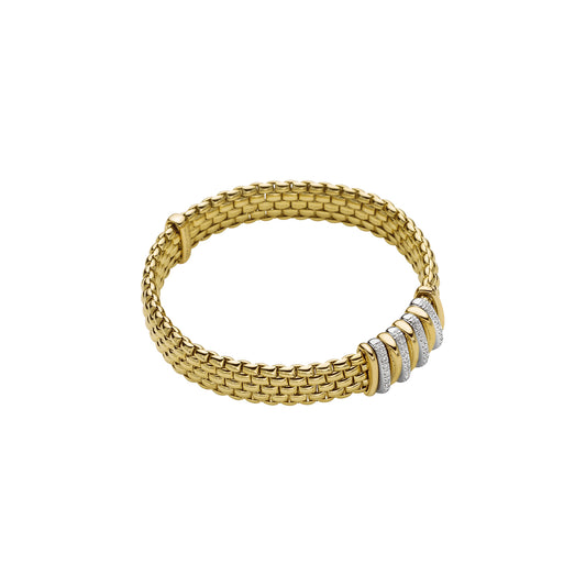 18k Yellow Gold Diamond Bracelet