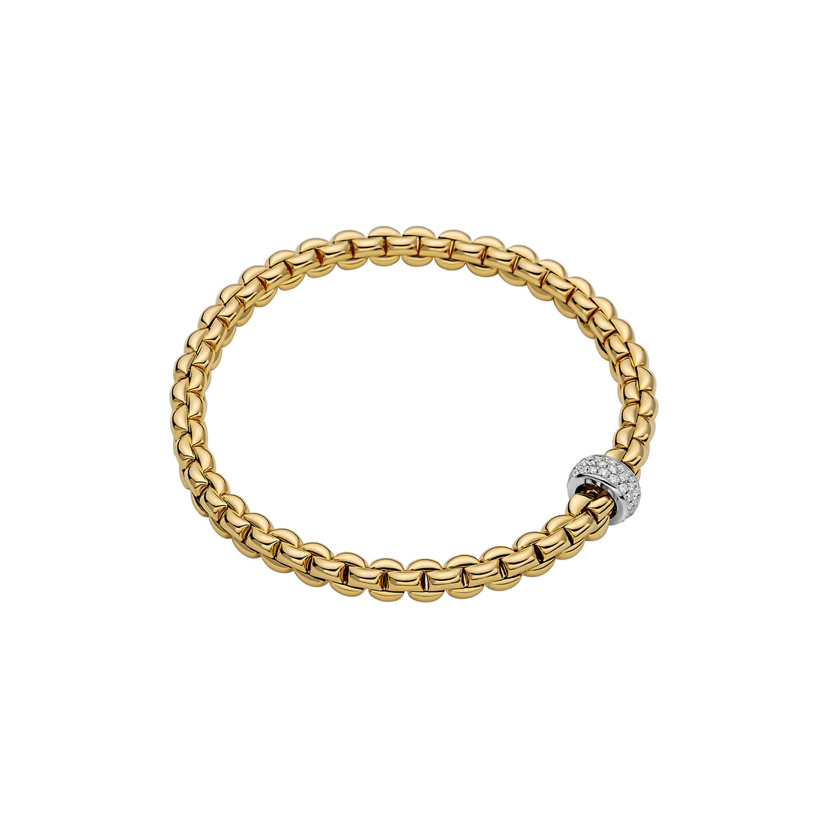18k Yellow Gold Diamond Bracelet