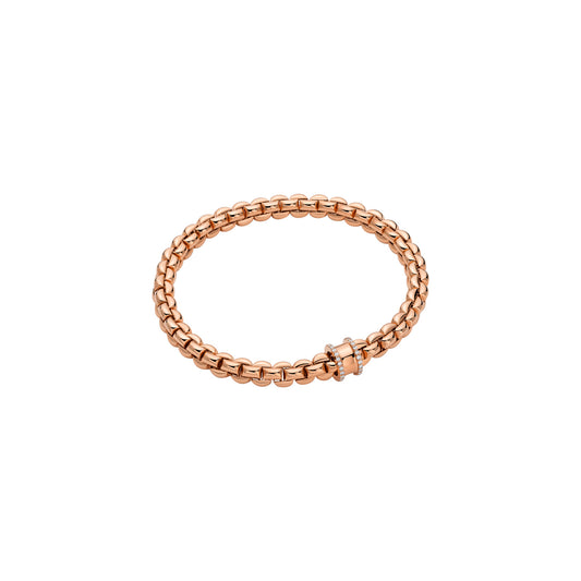 18k Rose Gold Diamond Bracelet