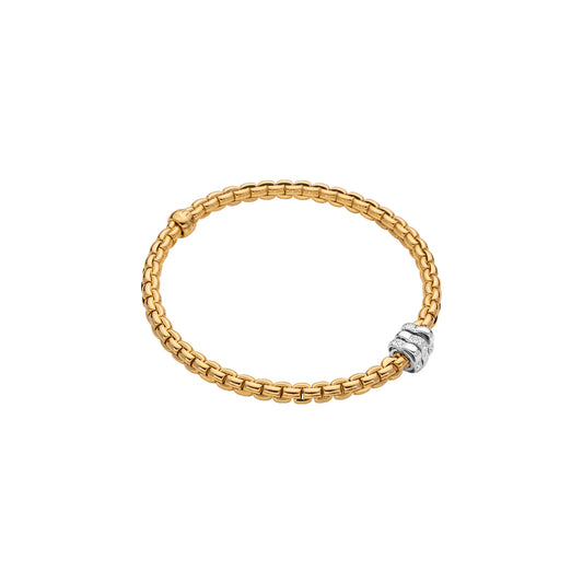 18k Yellow and White Gold Bracelet