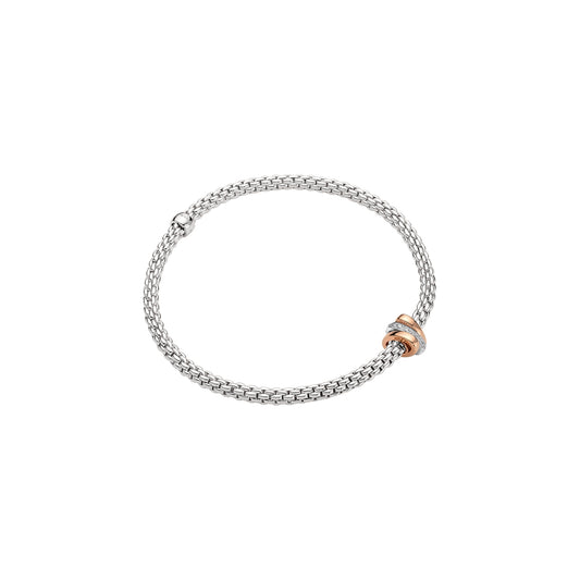 18k White and Rose gold Bracelet