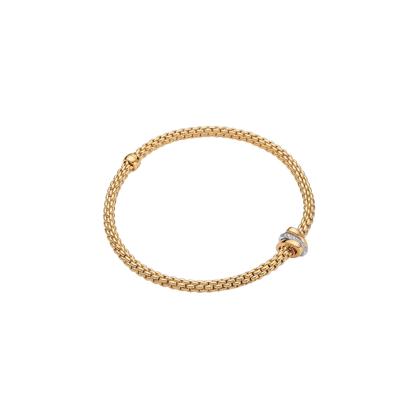 18k Yellow Gold Diamond Bracelet