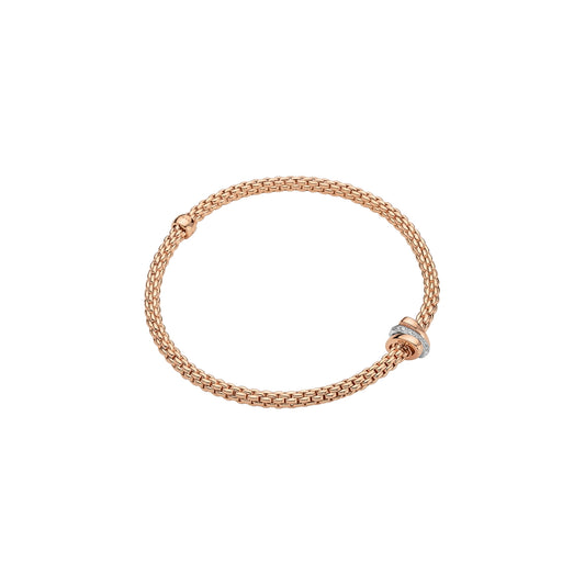 18k Rose and White Gold Bracelet