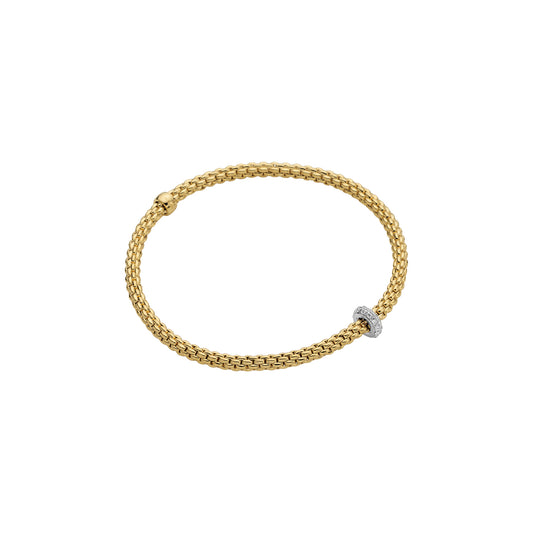 18k Yellow Gold Diamond Bracelet