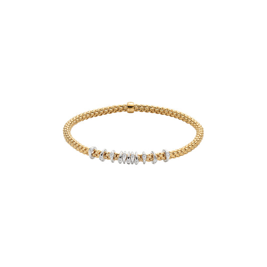 18k Yellow Gold Diamond Bracelet