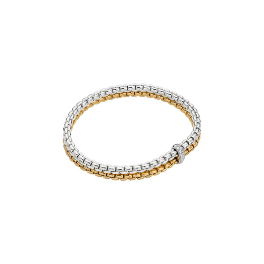 18k White and Yellow Gold Bracelet