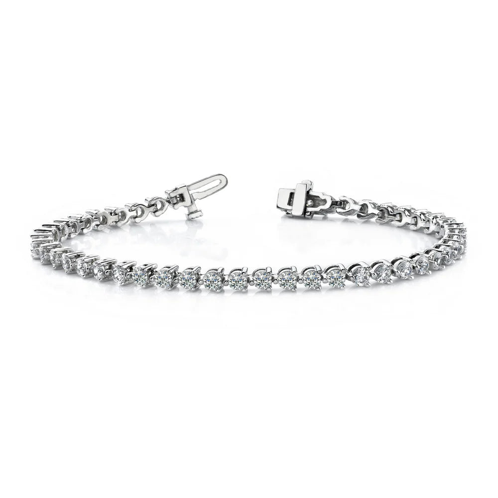 18k White Gold Diamond Tennis Bracelet
