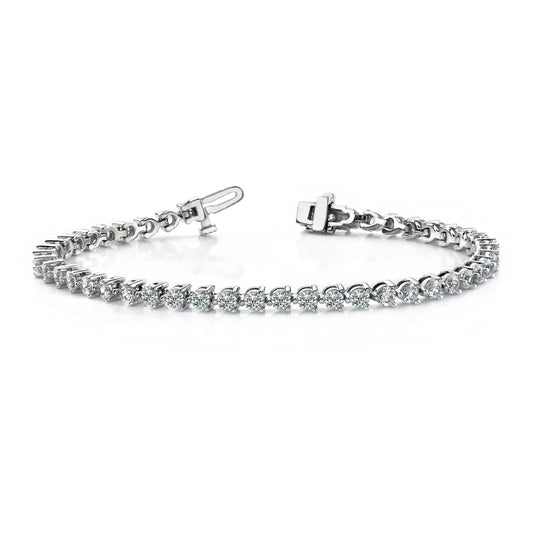 18k White Gold Diamond Tennis Bracelet