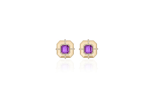 Medallion Stud Earrings