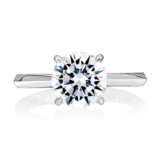 Round Solitaire Engagement Ring