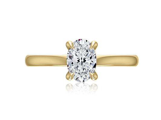 Oval Solitaire Engagement Ring