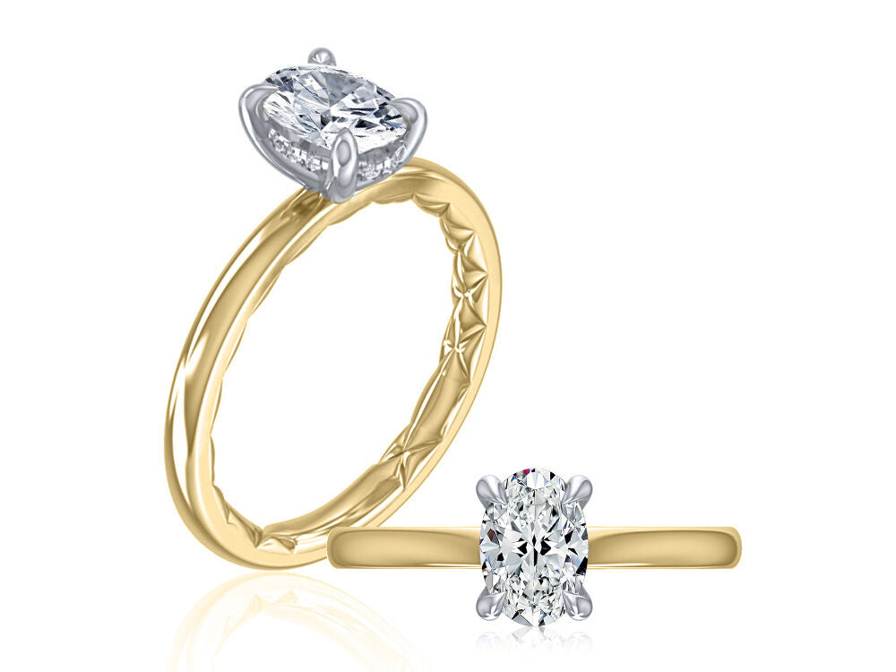 Oval Solitaire Engagement Ring