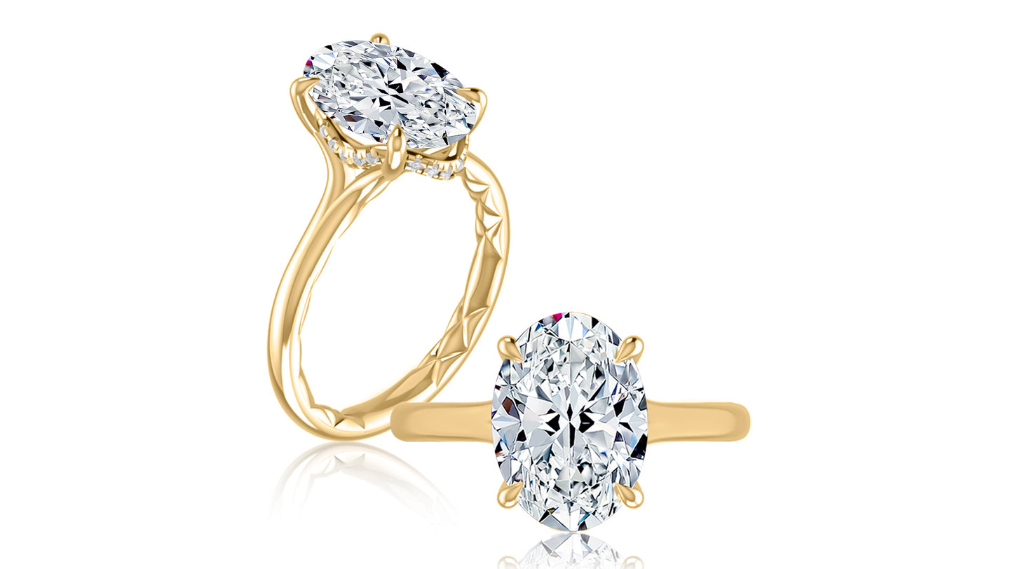 Oval Solitaire Engagement Ring