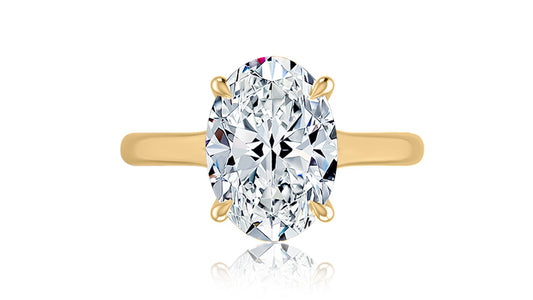 Oval Solitaire Engagement Ring